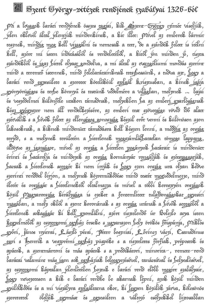 Alapító Okirat – 1. oldal